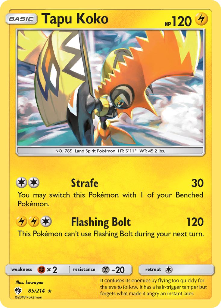 Tapu Koko (85/214) [Sun & Moon: Lost Thunder] | Pegasus Games WI