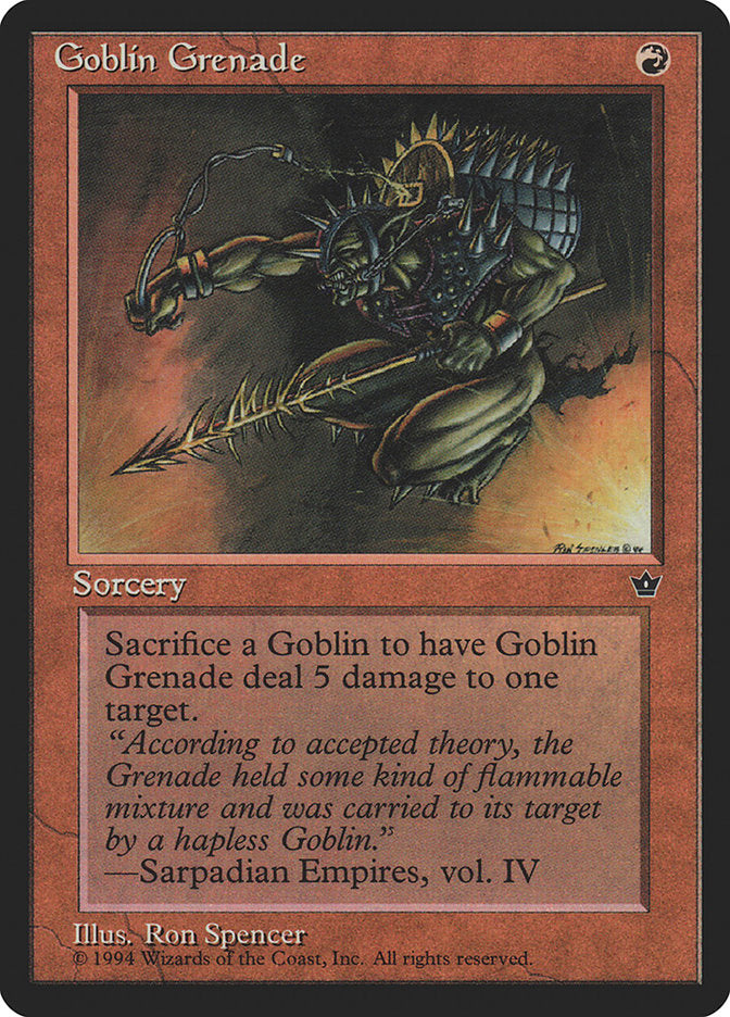 Goblin Grenade (Ron Spencer) [Fallen Empires] | Pegasus Games WI