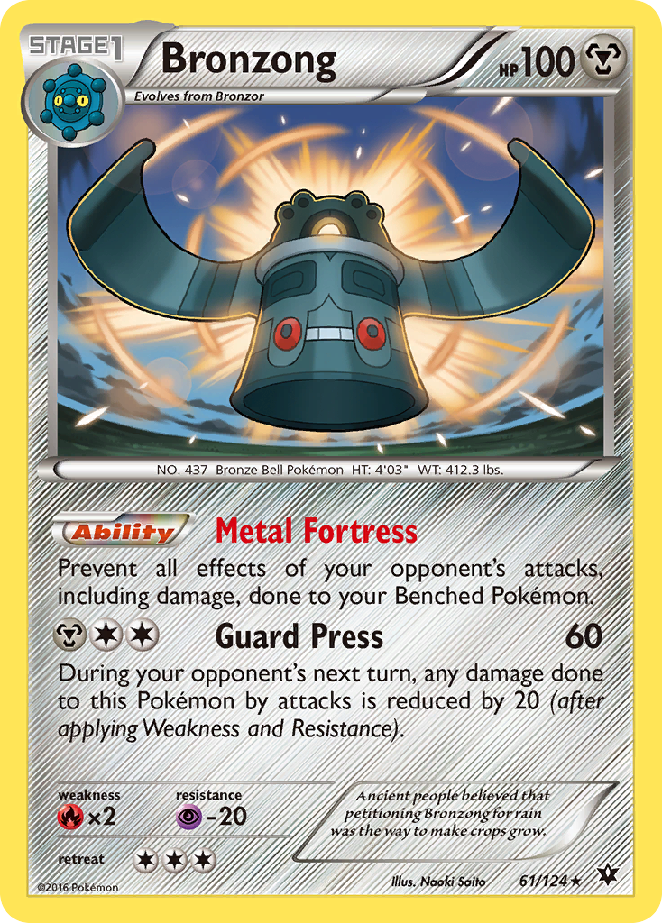 Bronzong (61/124) [XY: Fates Collide] | Pegasus Games WI