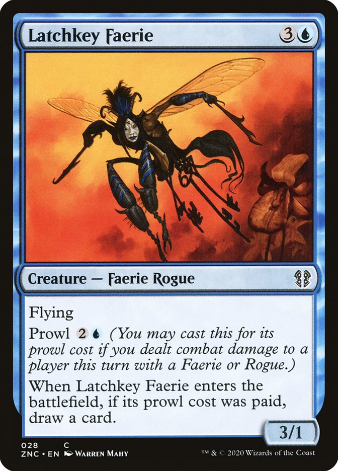 Latchkey Faerie [Zendikar Rising Commander] | Pegasus Games WI