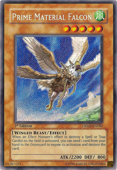 Prime Material Falcon [CRMS-EN082] Secret Rare | Pegasus Games WI