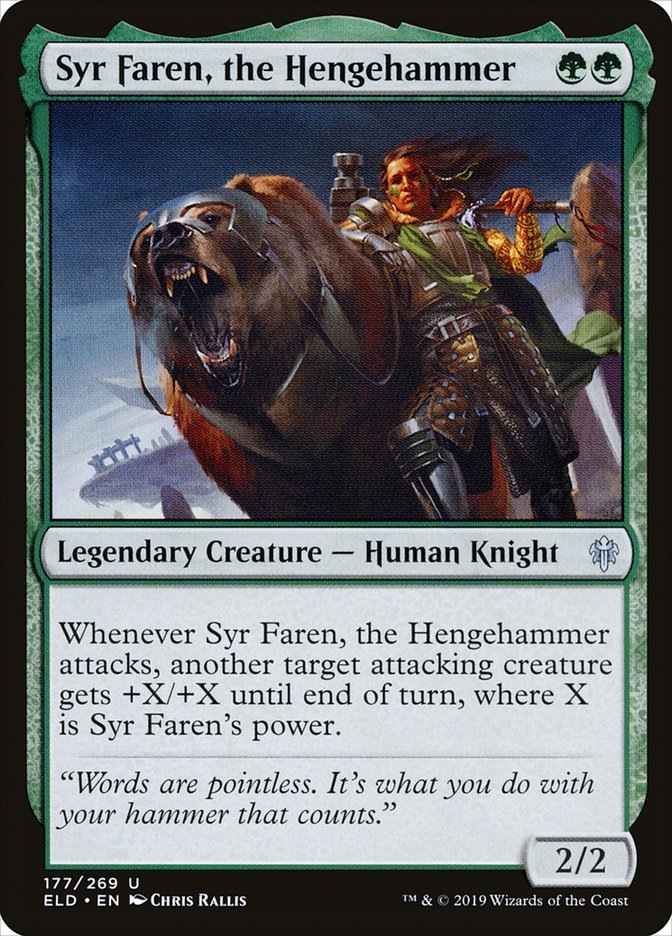 Syr Faren, the Hengehammer [Throne of Eldraine] | Pegasus Games WI
