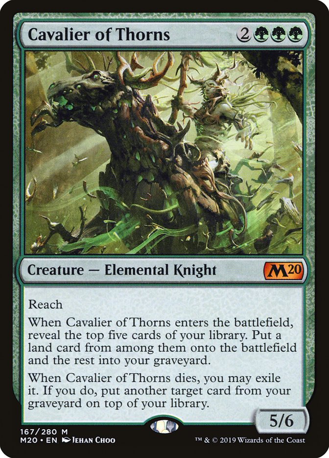 Cavalier of Thorns [Core Set 2020] | Pegasus Games WI