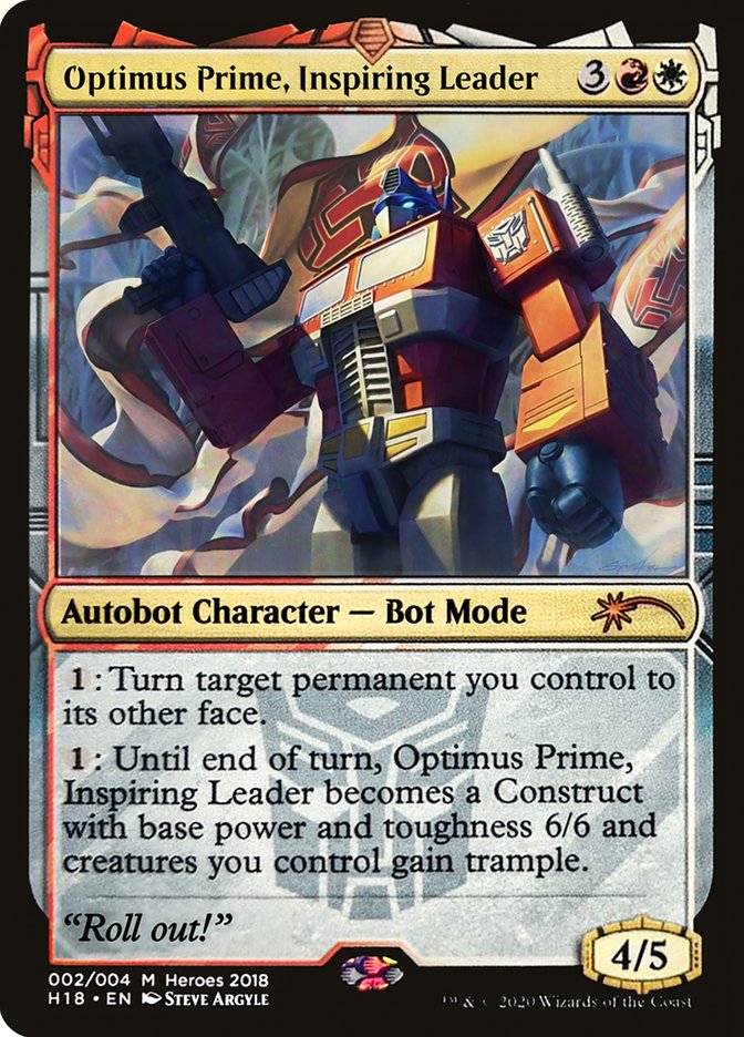 Optimus Prime, Inspiring Leader [Heroes of the Realm 2018] | Pegasus Games WI