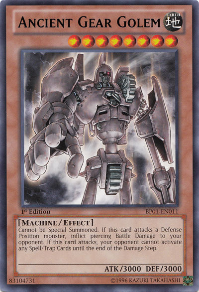 Ancient Gear Golem [BP01-EN011] Rare | Pegasus Games WI