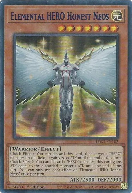 Elemental HERO Honest Neos (Blue) [LDS3-EN102] Ultra Rare | Pegasus Games WI