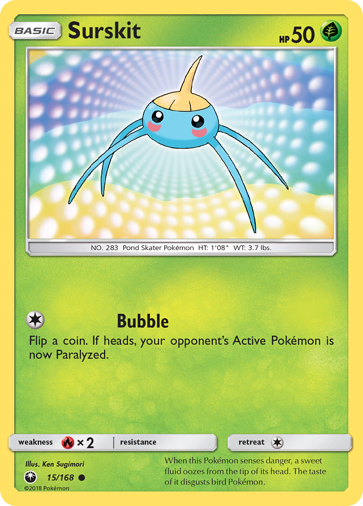 Surskit (15/168) [Sun & Moon: Celestial Storm] | Pegasus Games WI