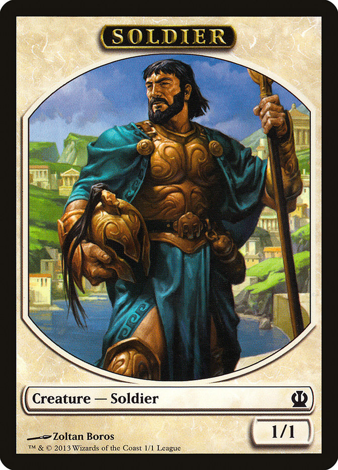 Soldier Token (Zoltan Boros) [League Tokens 2013] | Pegasus Games WI