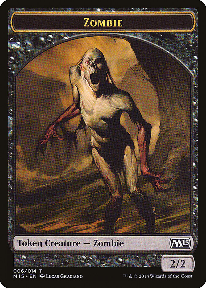 Zombie Token [Magic 2015 Tokens] | Pegasus Games WI