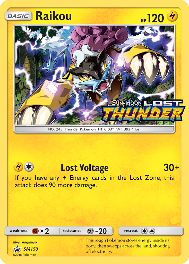 Raikou (SM150) [Sun & Moon: Black Star Promos] | Pegasus Games WI