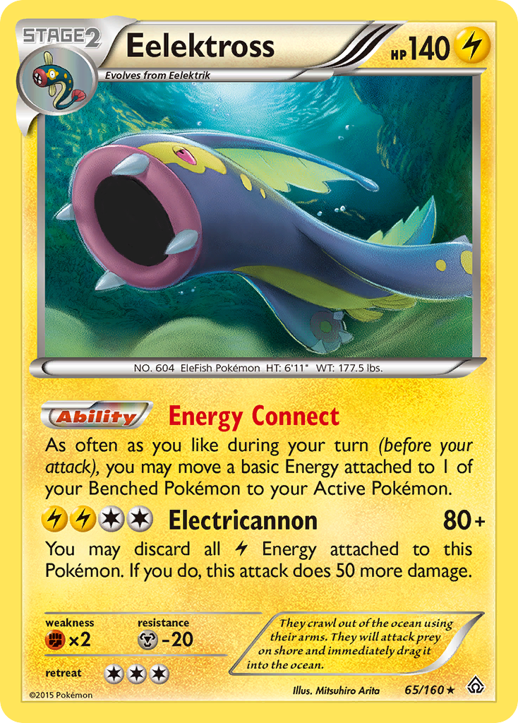 Eelektross (65/160) [XY: Primal Clash] | Pegasus Games WI