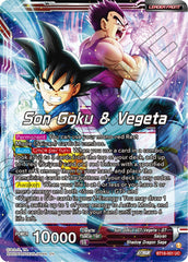 Son Goku & Vegeta // SS4 Son Goku & SS4 Vegeta, In It Together (BT18-001) [Dawn of the Z-Legends Prerelease Promos] | Pegasus Games WI