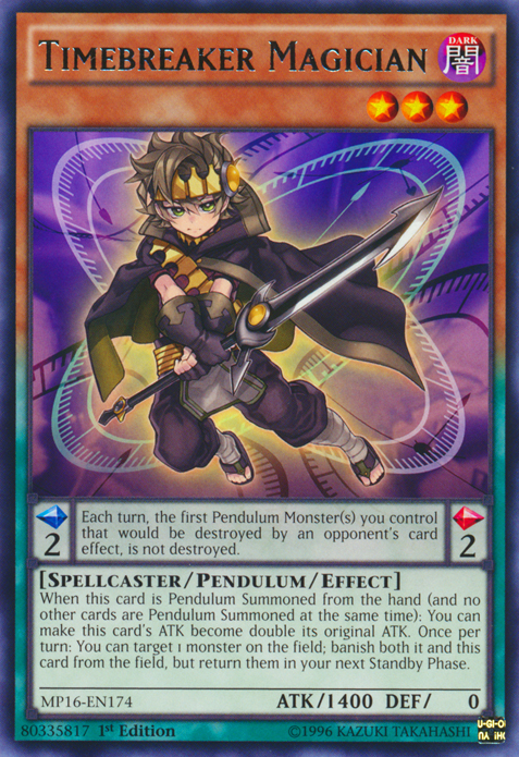 Timebreaker Magician [MP16-EN174] Rare | Pegasus Games WI