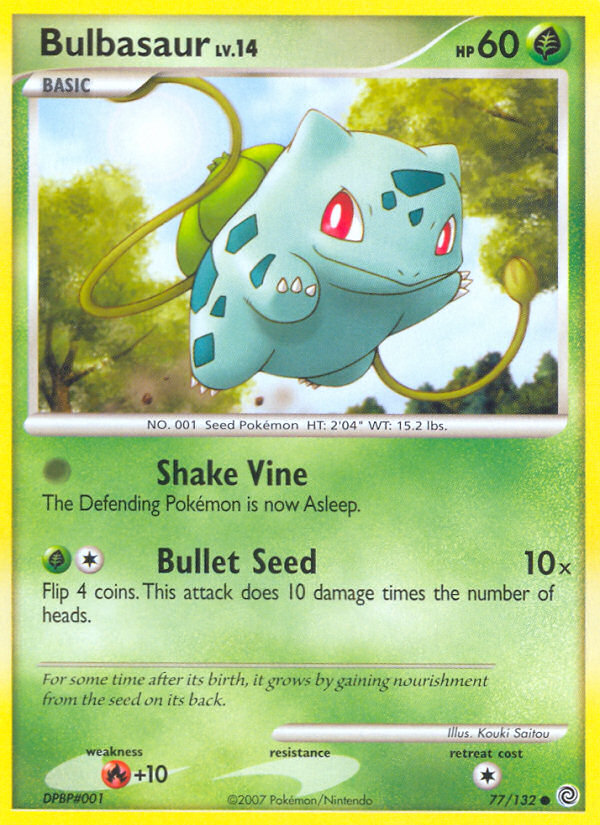 Bulbasaur (77/132) [Diamond & Pearl: Secret Wonders] | Pegasus Games WI