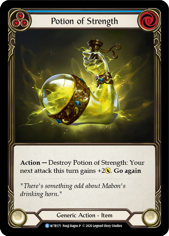 Potion of Strength [U-WTR171] (Welcome to Rathe Unlimited)  Unlimited Rainbow Foil | Pegasus Games WI