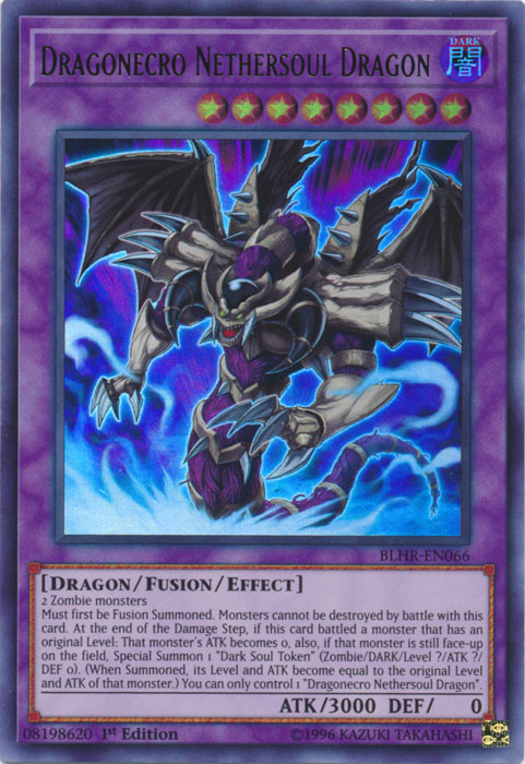 Dragonecro Nethersoul Dragon [BLHR-EN066] Ultra Rare | Pegasus Games WI