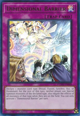 Dimensional Barrier [DUDE-EN048] Ultra Rare | Pegasus Games WI