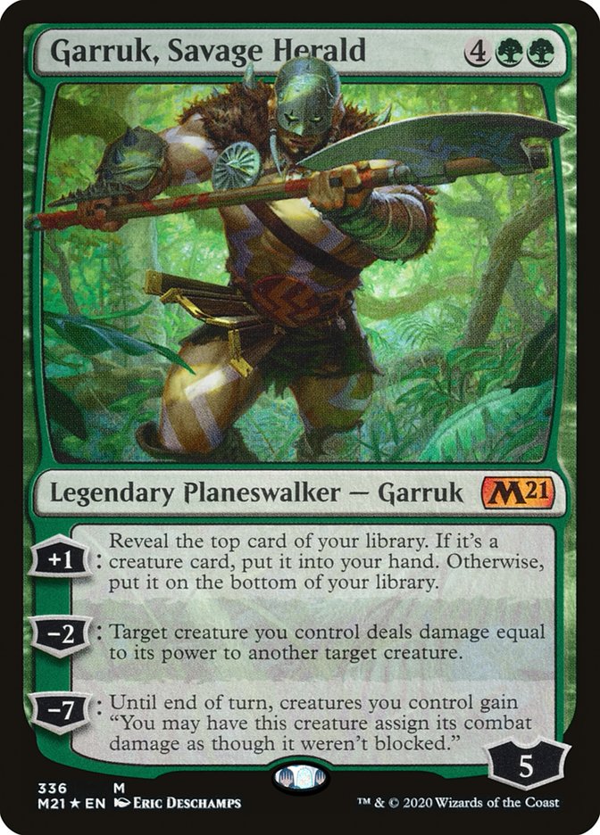 Garruk, Savage Herald [Core Set 2021] | Pegasus Games WI