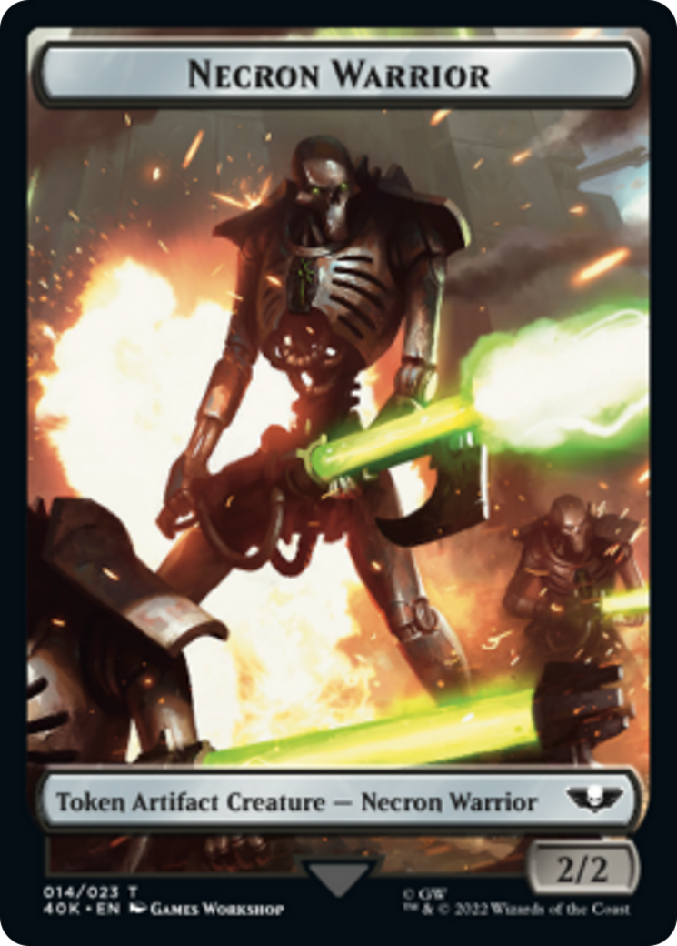 Necron Warrior // Insect Double-Sided Token [Warhammer 40,000 Tokens] | Pegasus Games WI