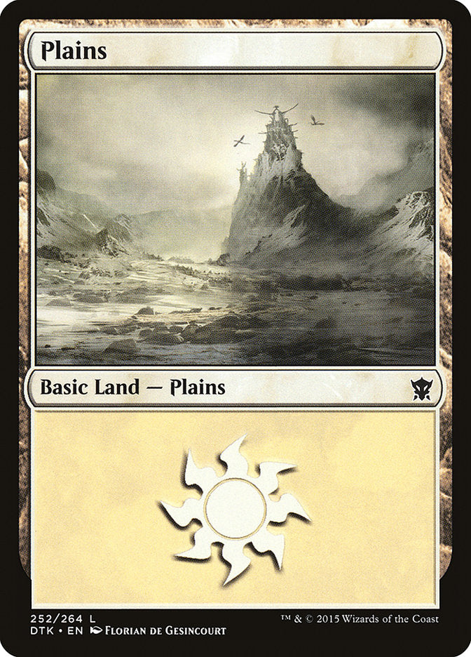 Plains (252) [Dragons of Tarkir] | Pegasus Games WI