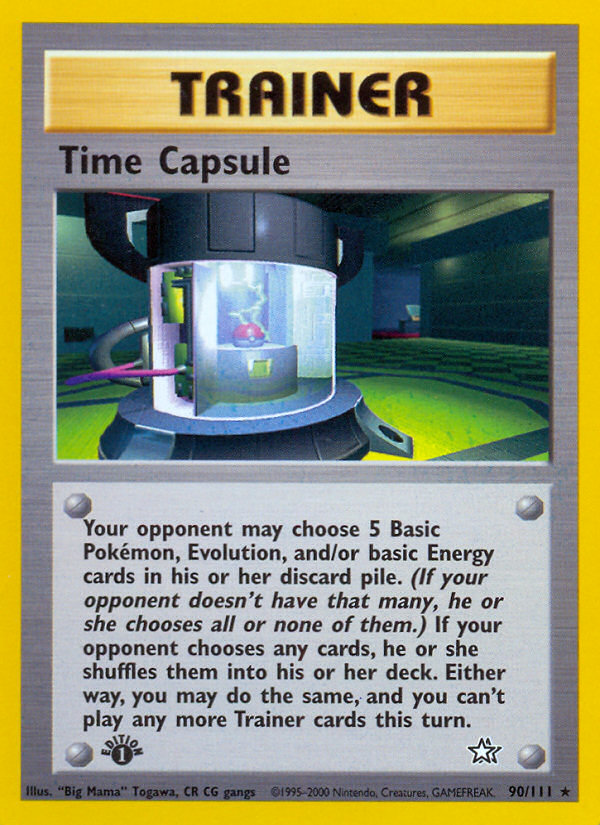 Time Capsule (90/111) [Neo Genesis 1st Edition] | Pegasus Games WI