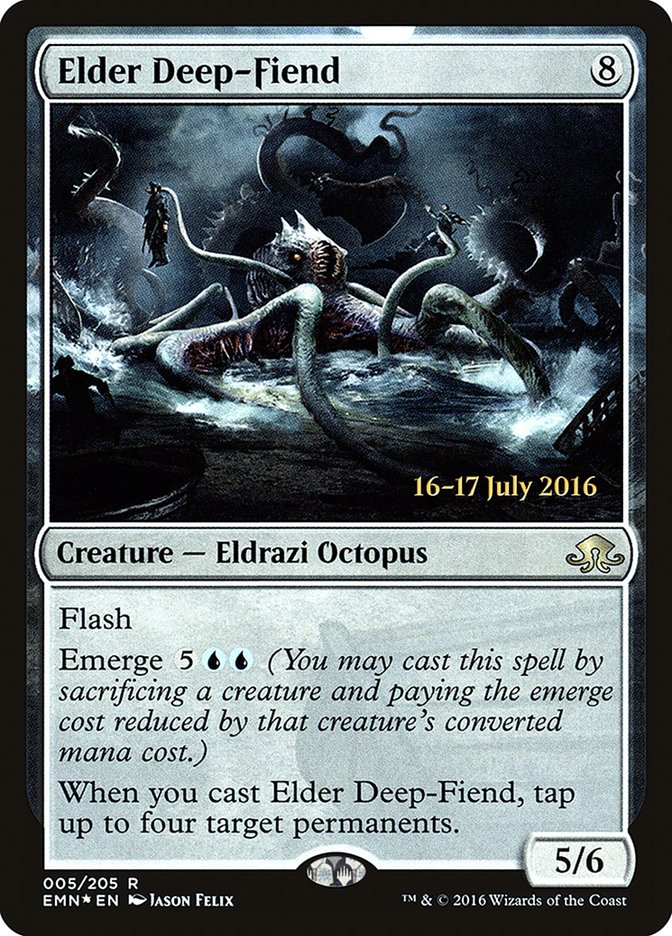 Elder Deep-Fiend [Eldritch Moon Prerelease Promos] | Pegasus Games WI