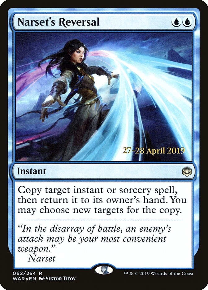 Narset's Reversal [War of the Spark Prerelease Promos] | Pegasus Games WI