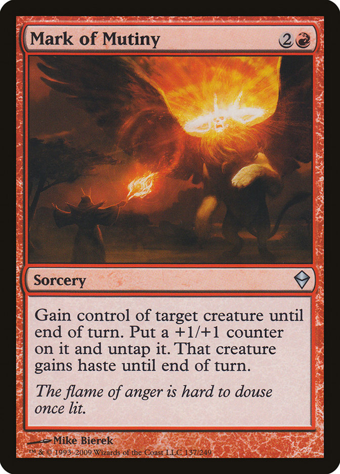 Mark of Mutiny [Zendikar] | Pegasus Games WI