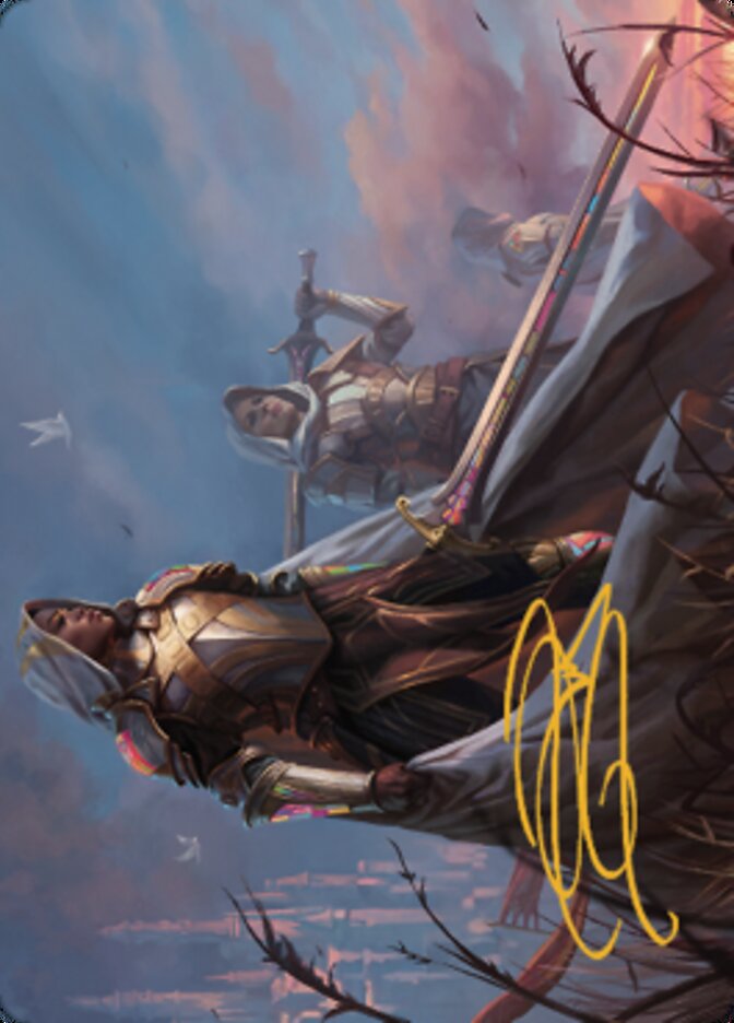 Danitha, Benalia's Hope Art Card (Gold-Stamped Signature) [Dominaria United Art Series] | Pegasus Games WI