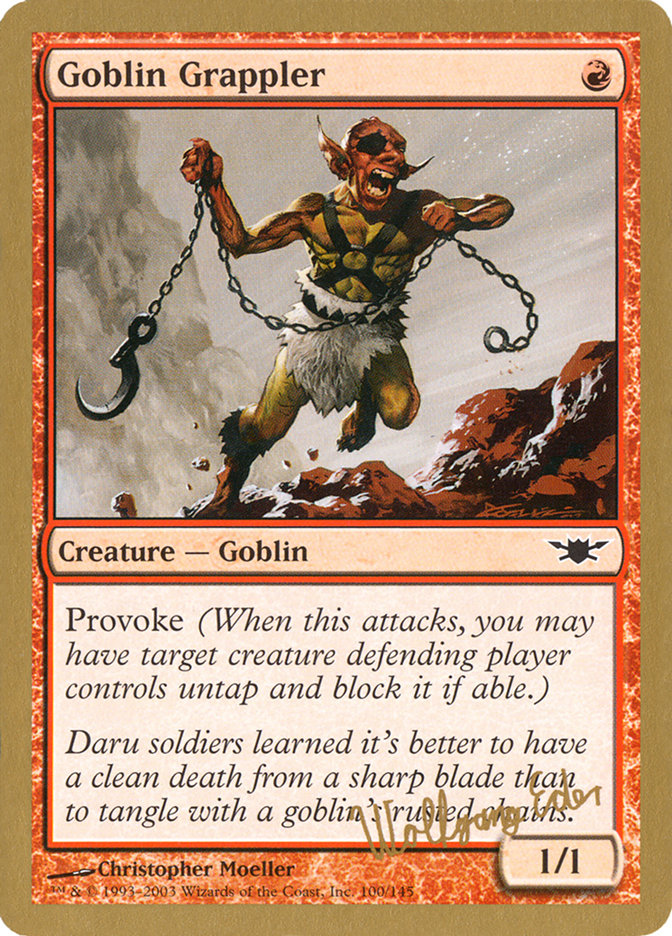 Goblin Grappler (Wolfgang Eder) [World Championship Decks 2003] | Pegasus Games WI