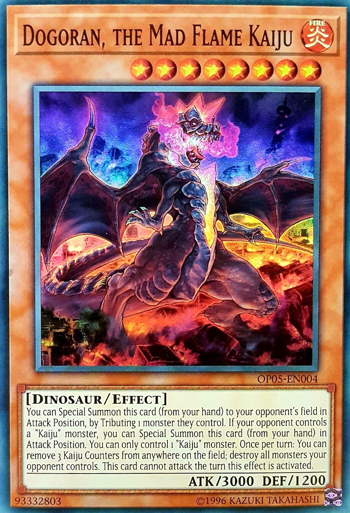 Dogoran, the Mad Flame Kaiju [OP05-EN004] Super Rare | Pegasus Games WI