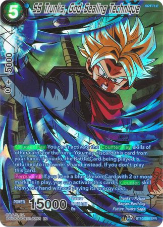 SS Trunks, God-Sealing Technique (SPR) (BT10-044) [Rise of the Unison Warrior 2nd Edition] | Pegasus Games WI