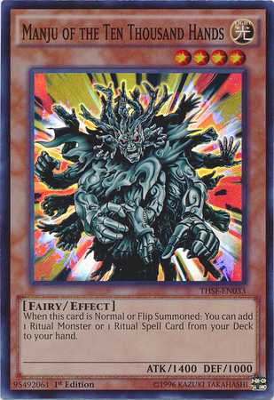 Manju of the Ten Thousand Hands [THSF-EN033] Super Rare | Pegasus Games WI