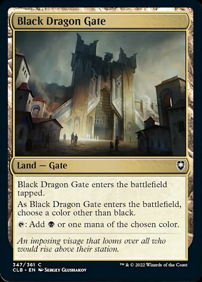 Black Dragon Gate [Commander Legends: Battle for Baldur's Gate] | Pegasus Games WI
