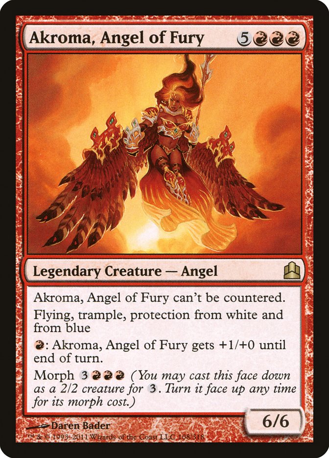 Akroma, Angel of Fury [Commander 2011] | Pegasus Games WI