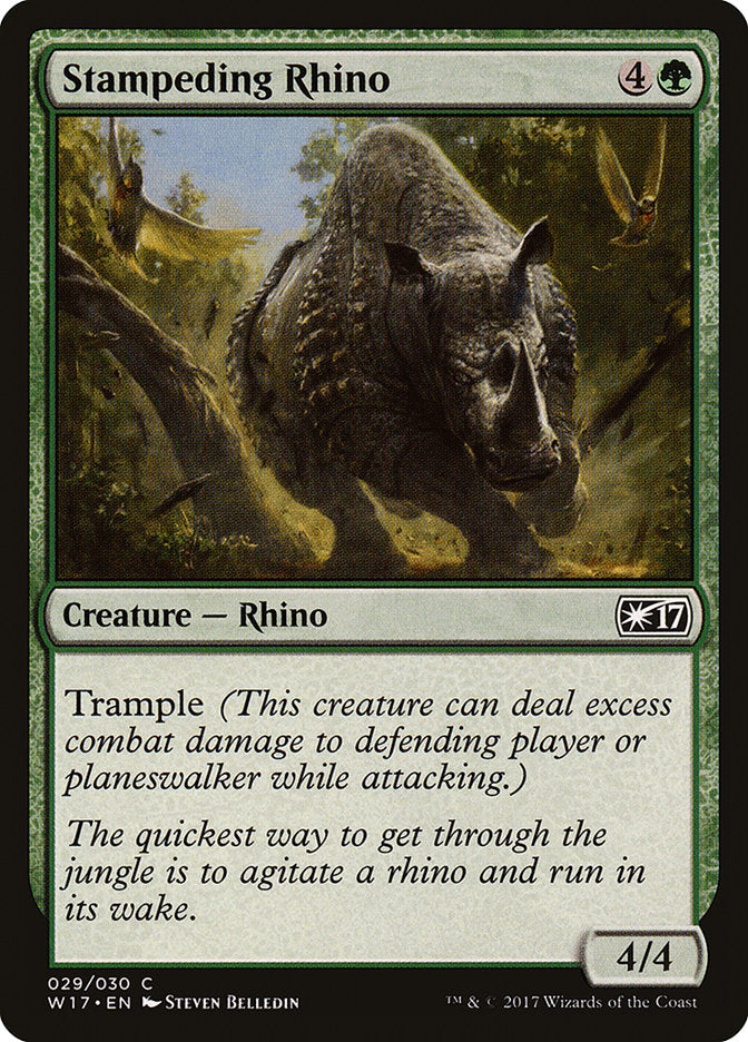 Stampeding Rhino [Welcome Deck 2017] | Pegasus Games WI