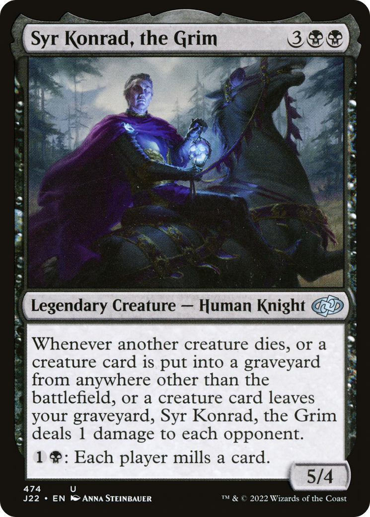 Syr Konrad, the Grim [Jumpstart 2022] | Pegasus Games WI