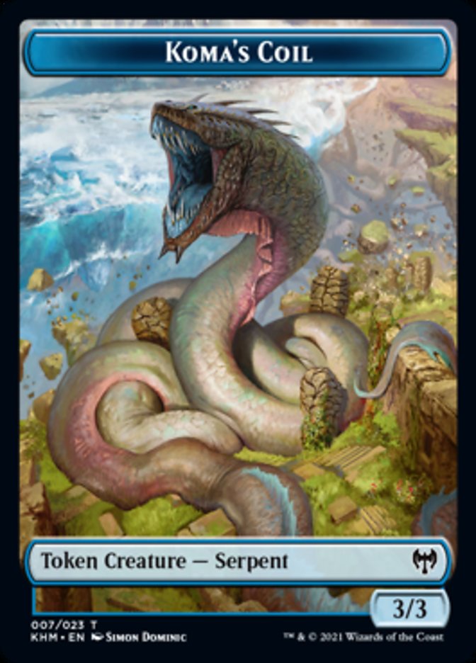 Koma's Coil Token [Kaldheim Tokens] | Pegasus Games WI