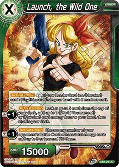 Launch, the Wild One (EB1-25) [Battle Evolution Booster] | Pegasus Games WI