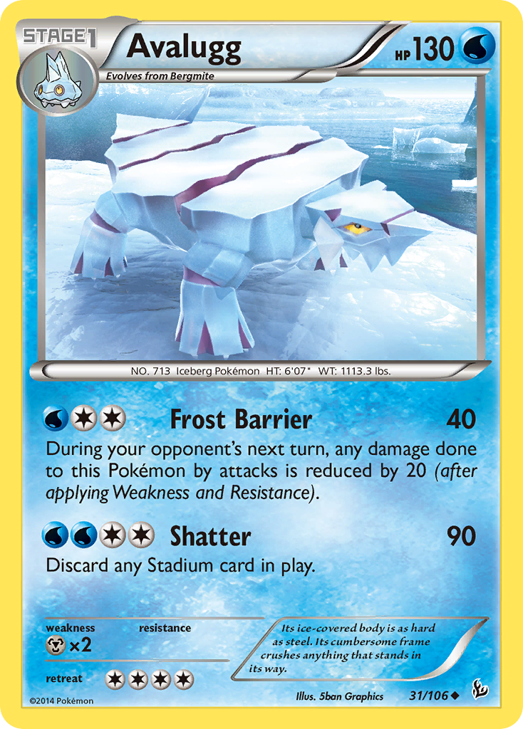 Avalugg (31/106) [XY: Flashfire] | Pegasus Games WI