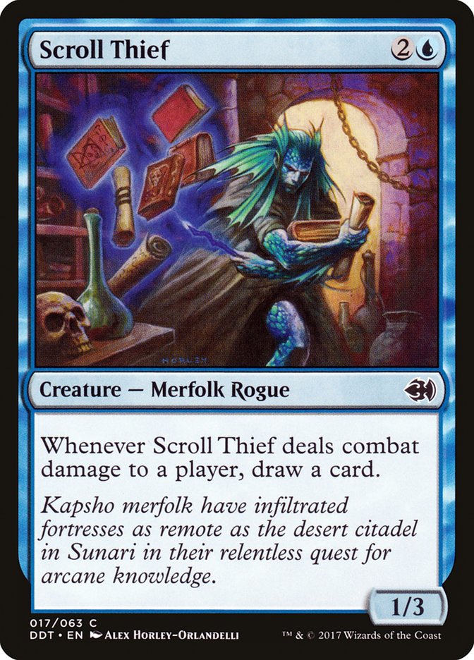 Scroll Thief [Duel Decks: Merfolk vs. Goblins] | Pegasus Games WI