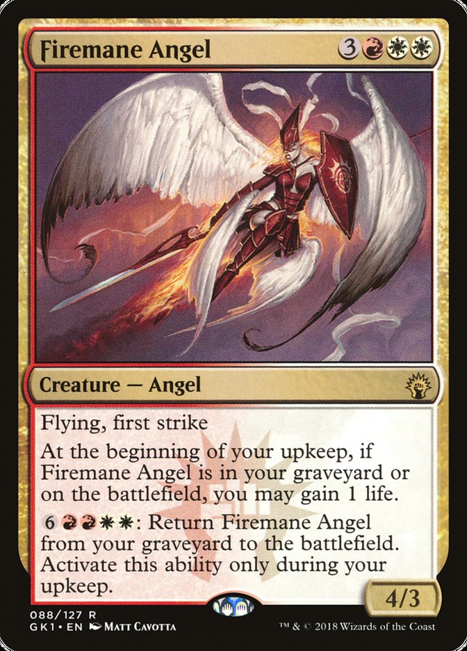 Firemane Angel [Guilds of Ravnica Guild Kit] | Pegasus Games WI