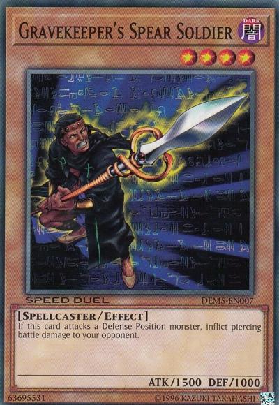 Gravekeeper's Spear Soldier [DEM5-EN007] Common | Pegasus Games WI