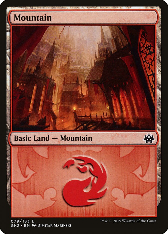 Mountain (79) [Ravnica Allegiance Guild Kit] | Pegasus Games WI