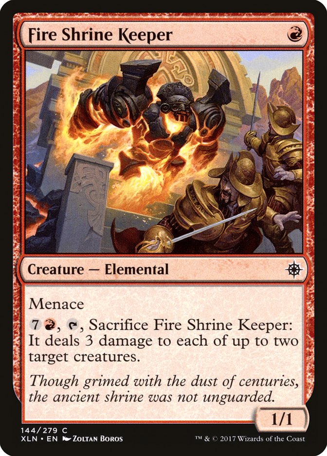 Fire Shrine Keeper [Ixalan] | Pegasus Games WI