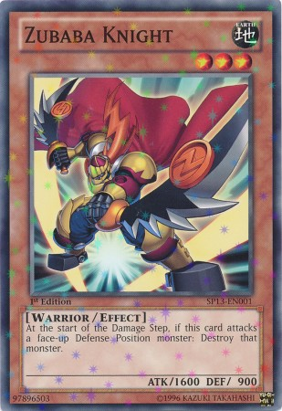 Zubaba Knight [SP13-EN001] Starfoil Rare | Pegasus Games WI