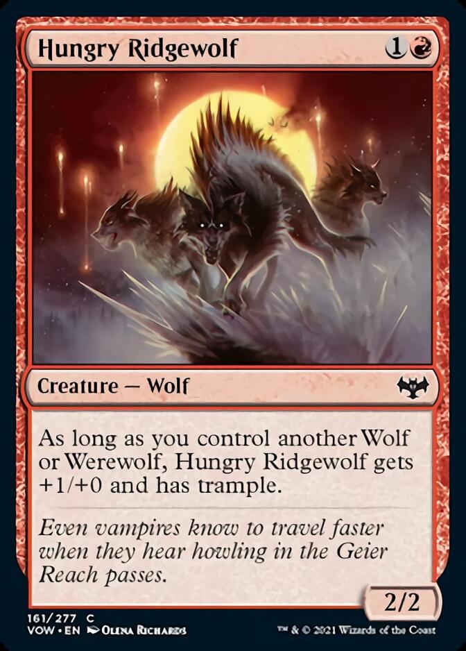 Hungry Ridgewolf [Innistrad: Crimson Vow] | Pegasus Games WI