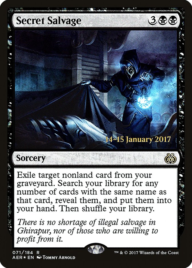 Secret Salvage [Aether Revolt Prerelease Promos] | Pegasus Games WI