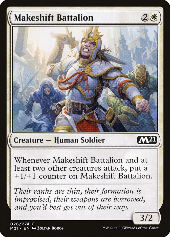 Makeshift Battalion [Core Set 2021] | Pegasus Games WI
