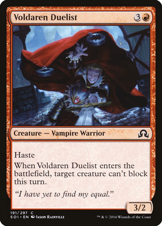 Voldaren Duelist [Shadows over Innistrad] | Pegasus Games WI